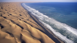 非洲纳米布沙漠海