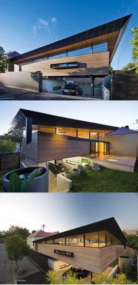 扭曲角屋顶-澳大利亚March建筑师作品，坐落在墨尔本郊区