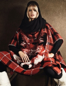 朱莉娅斯特格纳-Vogue德国-高山优雅女性时装风格