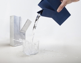 斜切嘴的方形水壶-阿姆斯特丹Michael Schoner设计师作品