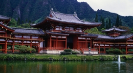 日本寺庙建筑壁纸