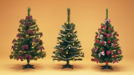 三颗圣诞树