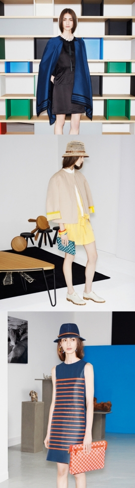 Louis Vuitton路易威登包包时装2014年系列-现代主义设计师Charlotte Perriand作品