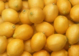 金黄色柠檬水果壁纸