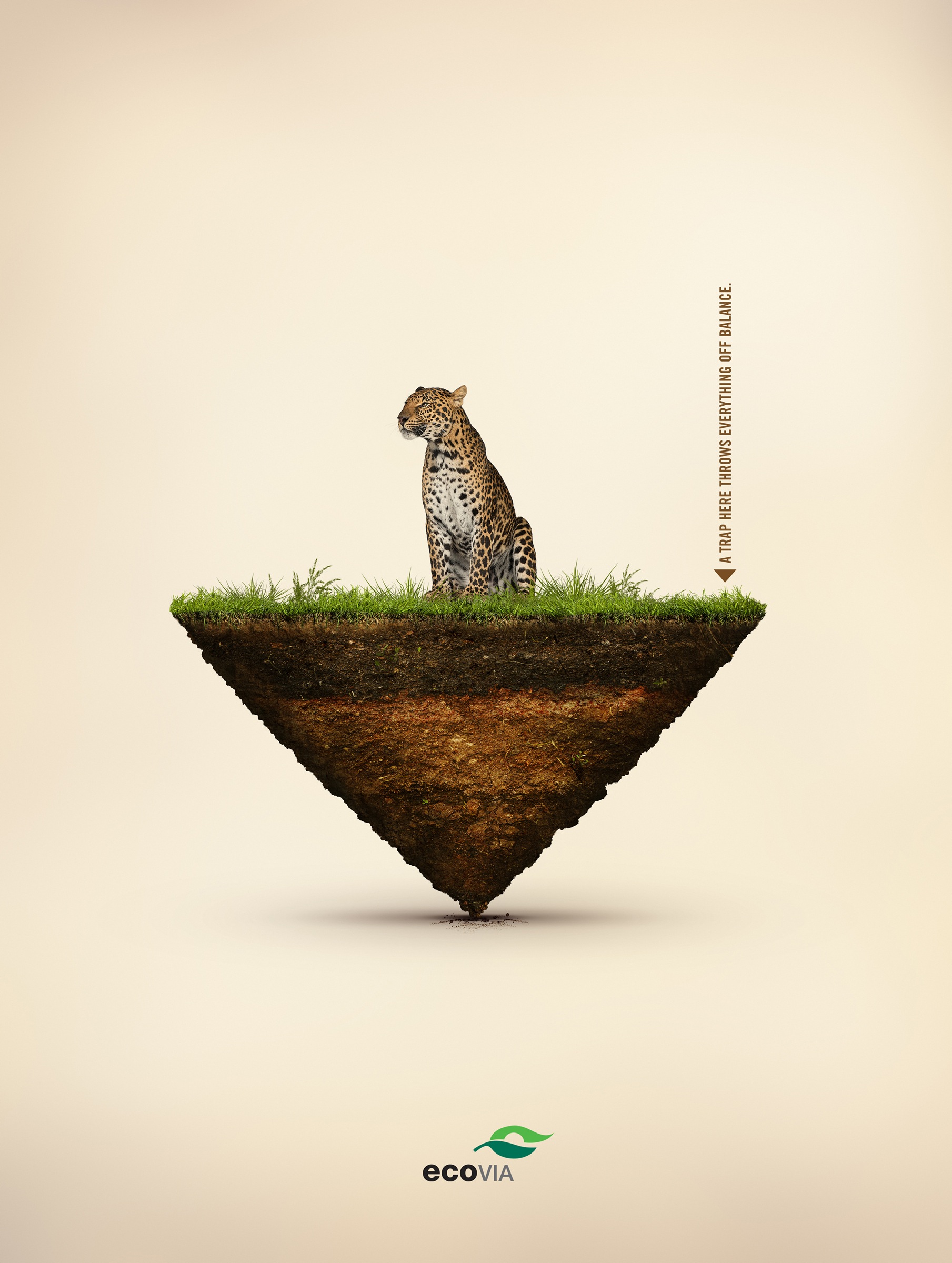 平衡的自然界-ecovia在人界公益平面广告