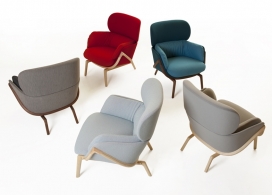 意大利设计师Luca Nichetto为葡萄牙家具品牌De La设计的休闲椅