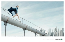生命是一个美丽的运动-Lacoste鳄鱼休闲服饰平面广告