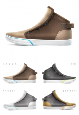 MESH01自由式滑板帆布鞋