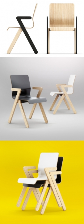 Vi chair-创意椅集合-有纸盒椅与木质椅