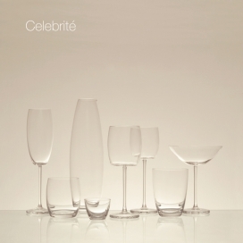 Celebrité-手工吹制玻璃杯集合-古朴典雅的超薄设计