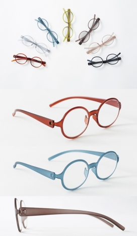 灵活的聚碳酸酯眼镜组合-可以弯曲和扭曲，专门为那些需要阅读或计算机的人配戴，有八种颜色，可以让使用者自由选择自己的颜色组合