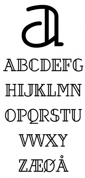 Hauk-Typeface豪克字体设计-经典时尚的象征字体，灵感是来自旧时代的巴黎时尚