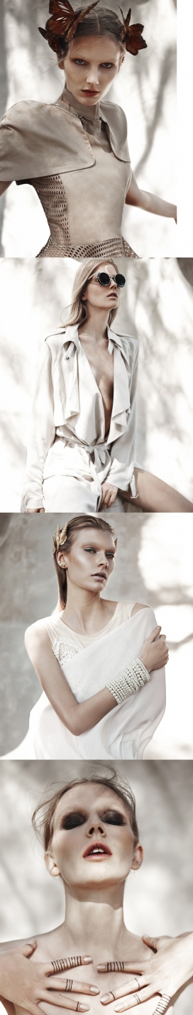 “白女巫”不一样的时尚女孩-娜塔利埃利奥特-最新独家独特的人物时装肖像