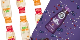 OatWorks®果汁饮料品牌标识和包装设计