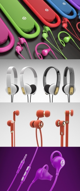 Fashion+Audio潮流多彩概念扬声器音乐耳机设计