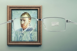 Impressionism印象主义-Keloptic眼镜平面广告设计