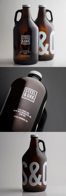 Steel & Oak橡木工艺啤酒包装设计