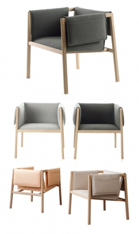 伦敦2014设计节-木质结构的马鞍扶手椅设计