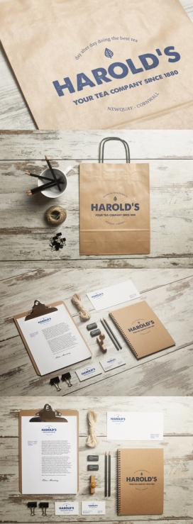 Harolds哈罗德茶叶店品牌设计