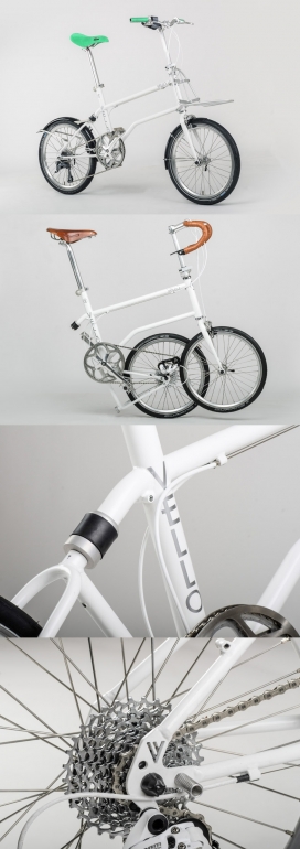 维也纳2014设计周-Vello折叠自行车-保加利亚设计师Valentin Vodev作品-一个不寻常的转向和悬挂系统