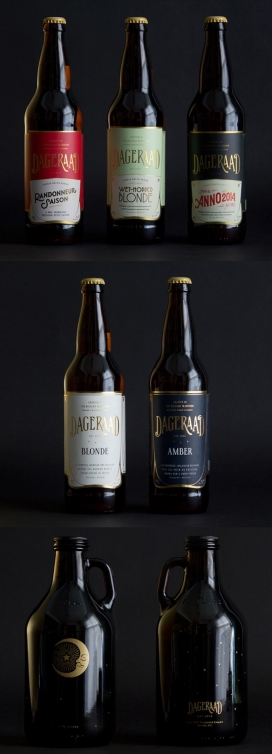 Dageraad-一个有竞争力的西海岸精酿啤酒包装设计-专注于比利时风格的啤酒