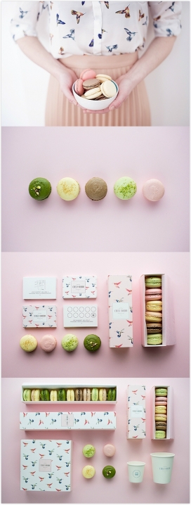 CHEZ DODO-五颜六色烘烤小甜点品牌设计，每一个小细节在店内都讲述了关于她的品味和完美主义