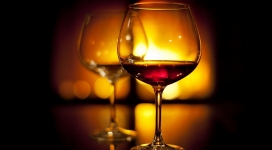 干杯-高清晰红酒杯