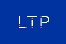LTP labs咨询实验室品牌标识设计-专注于战略和业务专长，设计师采用三个字母缩写成一个独特的几何形式标识，呈现一副大胆的个性