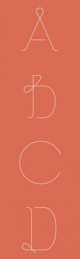 Type No2-转弯细小的字体设计