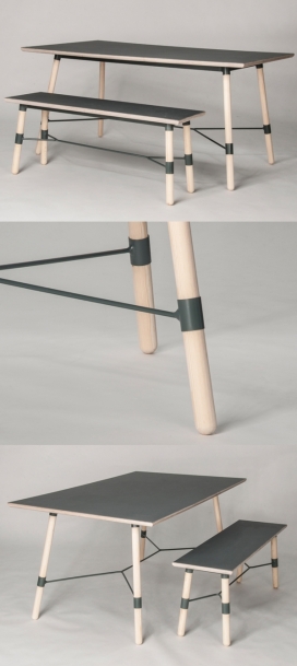Table/Bench长凳长桌子设计
