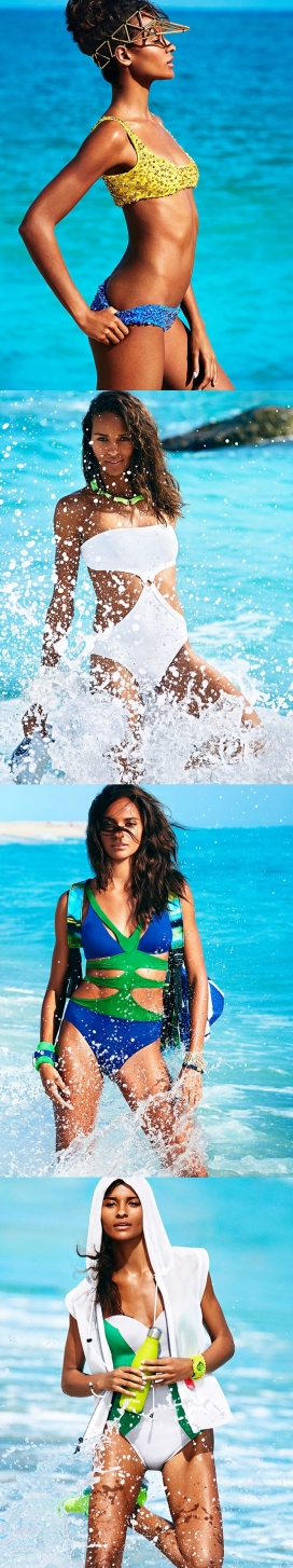 Cosmo2015年六月-炎热美诱的夏季泳装秀