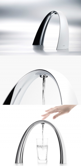 ARC饮用水龙头设计-弧线设计带来洁净饮用水新体验