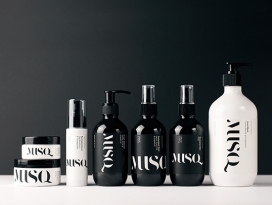 MUSQ-天然的化妆护肤系列包装设计-创建适用于所有产品统一坚强的样子