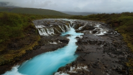 冰岛瀑布河壁纸