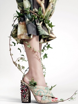 郁郁葱葱的生命-VOGUE时尚美2016年3月-阿利萨-格雷斯-伊根顶尖模特打造的人像植物盛宴