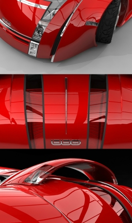 UBO-红色巴西利亚概念车设计