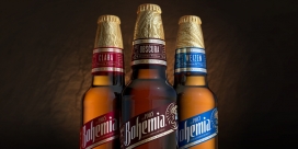 Bohemia Beer-波希米亚啤酒包装设计-丰富的遗产悠久品牌增强了当地的啤酒文化，成为配餐的先驱