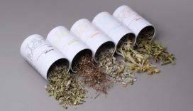 TEAS & TREES包装设计-来自克里特岛的100％天然全叶茶，来自小农场，为您提供芳香疗法