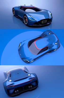 Aston Martin Vision 8-阿斯顿马丁-V8概念车设计