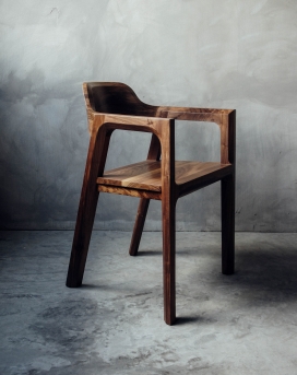 Alvaro-厚实木椅子设计
