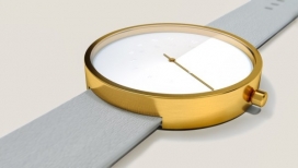 隐藏时间观念的腕表-令人着迷的手表设计，一个优雅的接触方式沟通流逝的时间，渐变的黑色表盘代表时间渐渐变晚