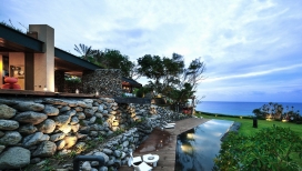 阿托兰之家-可以欣赏太平洋景观的台湾石墙屋