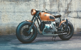 高清晰宝马r80超级复古摩托车壁纸