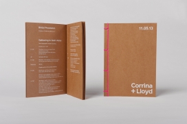 Lloyd & Corrina Wedding-限量版婚礼艺术主题茶巾手册设计