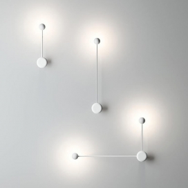 Ichiro Iwasaki为Vibia收集设计的灯-干净的线条和简约的几何窗体