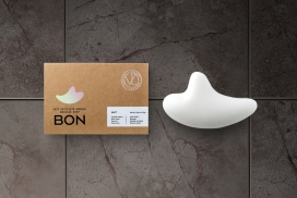 独特现代的BON按摩肥皂包装设计