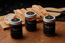 受到了意大利北部地区启发的优雅Nolita餐厅品牌包装