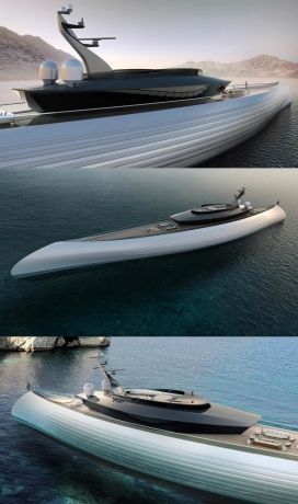TUHURA-115米超级概念游艇设计-2018年迪拜国际游艇展上