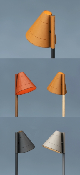 leather lamp-皮具灯