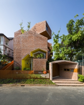 越南409平米乐高式红砖幼儿园